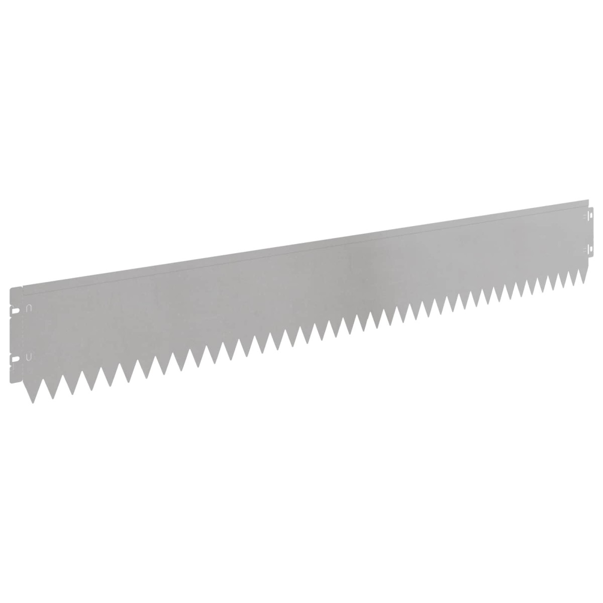 vidaXL Περίγραμμα γκαζόν 20 τμχ. 103 x 15 εκ Ατσάλι Ασημί