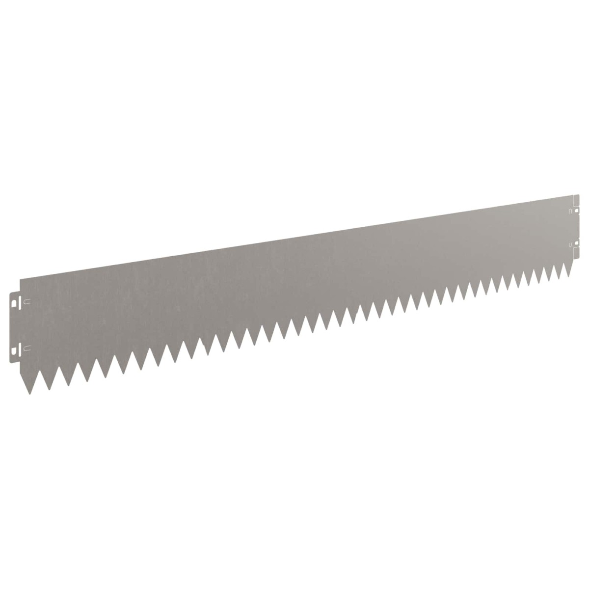 vidaXL Περίγραμμα γκαζόν 10 τμχ. 103 x 15 εκ Ατσάλι Σκ rusty
