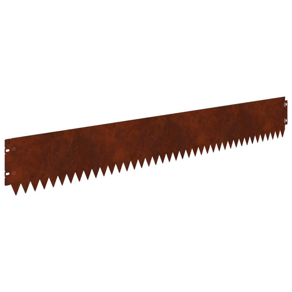 vidaXL Περίγραμμα γκαζόν 20 τμχ. 103 x 15 εκ Ατσάλι Σκ rusty