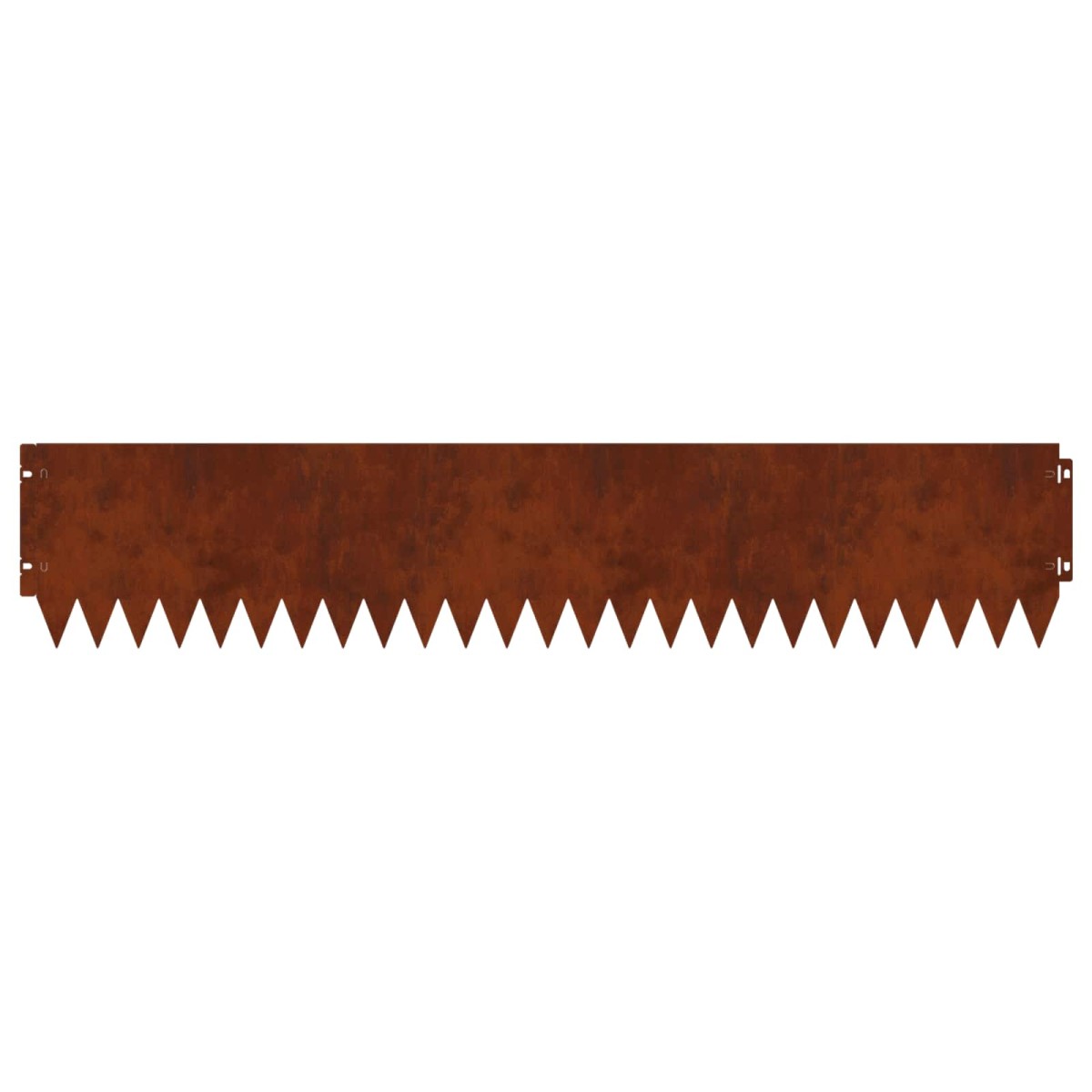 vidaXL Περίγραμμα γκαζόν 20 τμχ. 103 x 20 εκ Ατσάλι Σκ rusty