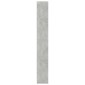 vidaXL Βιβλιοθήκη με 5 Ράφια Γκρι Σκυροδέμ. 40x24x175 εκ. Μοριοσανίδα