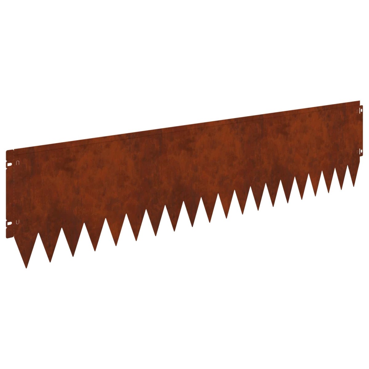 vidaXL Περίγραμμα γκαζόν 10 τμχ. 103 x 25 εκ Ατσάλι Σκ rusty