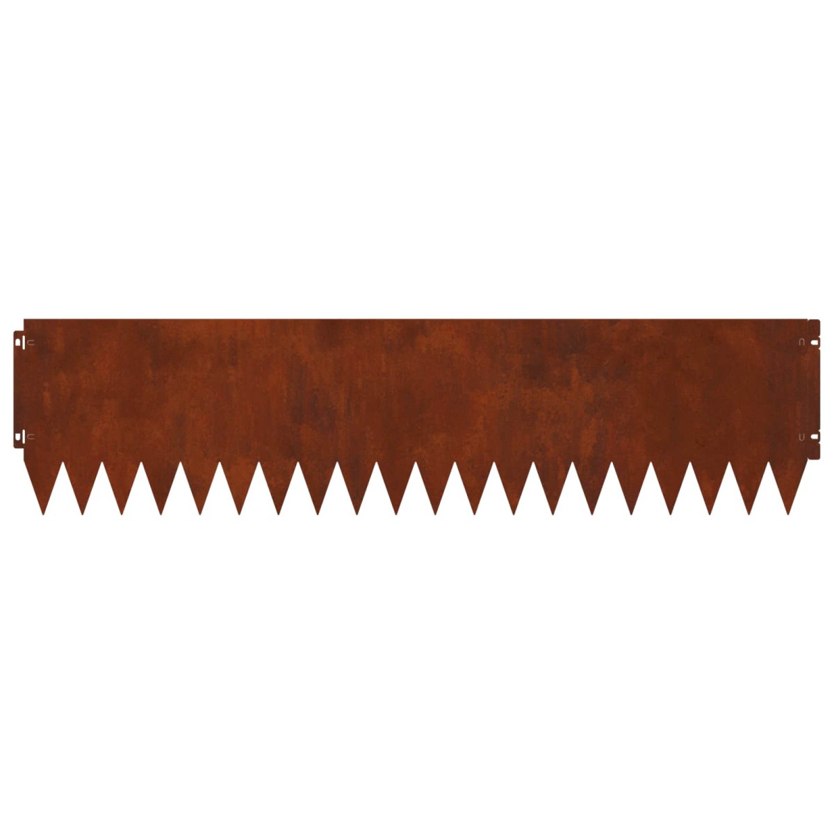 vidaXL Περίγραμμα γκαζόν 20 τμχ. 103 x 25 εκ Ατσάλι Σκ rusty