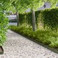 vidaXL Περίγραμμα γκαζόν 50 τμχ. 100 x 12 cm Ατσάλι Λαδί