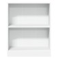 vidaXL Βιβλιοθήκη Λευκή 60 x 24 x 74,5 εκ. από Επεξεργασμένο Ξύλο