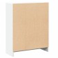 vidaXL Βιβλιοθήκη Λευκή 60 x 24 x 74,5 εκ. από Επεξεργασμένο Ξύλο