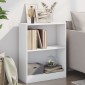 vidaXL Βιβλιοθήκη Λευκή 60 x 24 x 74,5 εκ. από Επεξεργασμένο Ξύλο