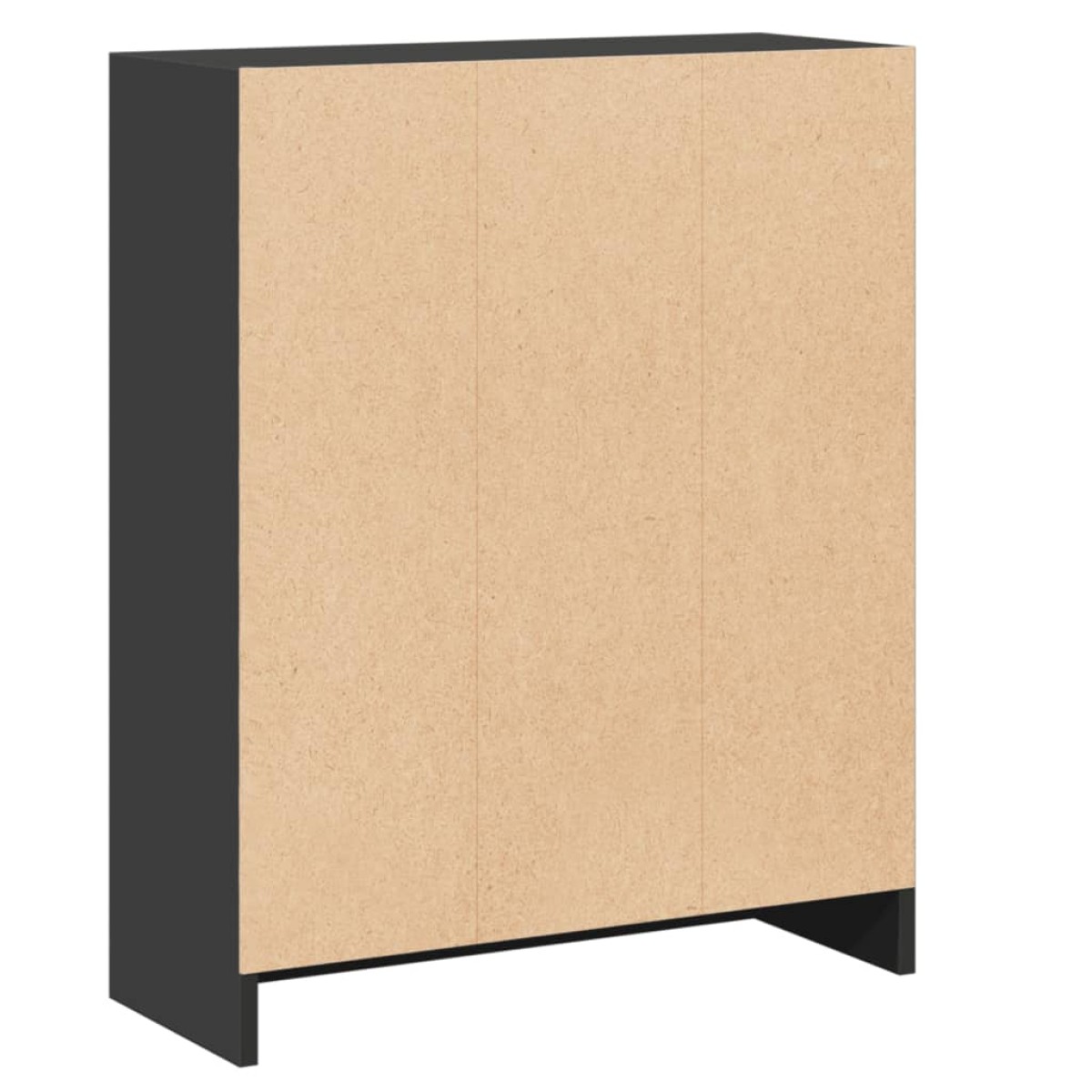 vidaXL Βιβλιοθήκη Μαύρη 60 x 24 x 74,5 εκ. από Επεξεργασμένο Ξύλο