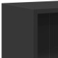 vidaXL Βιβλιοθήκη Μαύρη 60 x 24 x 74,5 εκ. από Επεξεργασμένο Ξύλο