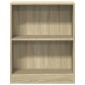 vidaXL Βιβλιοθήκη Sonoma Δρυς 60 x 24 x 74,5 εκ. Επεξεργασμένο Ξύλο