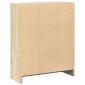 vidaXL Βιβλιοθήκη Sonoma Δρυς 60 x 24 x 74,5 εκ. Επεξεργασμένο Ξύλο