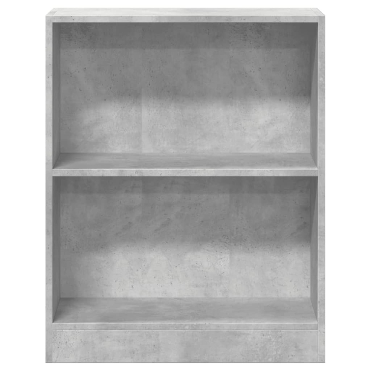 vidaXL Βιβλιοθήκη Γκρι Σκυροδέματος 60x24x74,5 εκ. Επεξεργασμένο Ξύλο