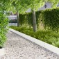 vidaXL Περίγραμμα γκαζόν 30 τμχ. 100 x 25 cm Ατσάλι Λευκό