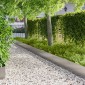 vidaXL Περίγραμμα γκαζόν 10 τμχ. 100 x 30 cm Ατσάλι Ασημί