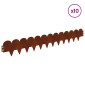 vidaXL Περίγραμμα γκαζόν 10 τμχ. 103 x 15 εκ Ατσάλι Σκ rusty