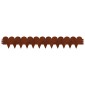 vidaXL Περίγραμμα γκαζόν 20 τμχ. 103 x 15 εκ Ατσάλι Σκ rusty