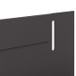 vidaXL Περίγραμμα γκαζόν 20 τμχ. 102 x 4 x 4 εκ. Ατσάλι Μαύρο