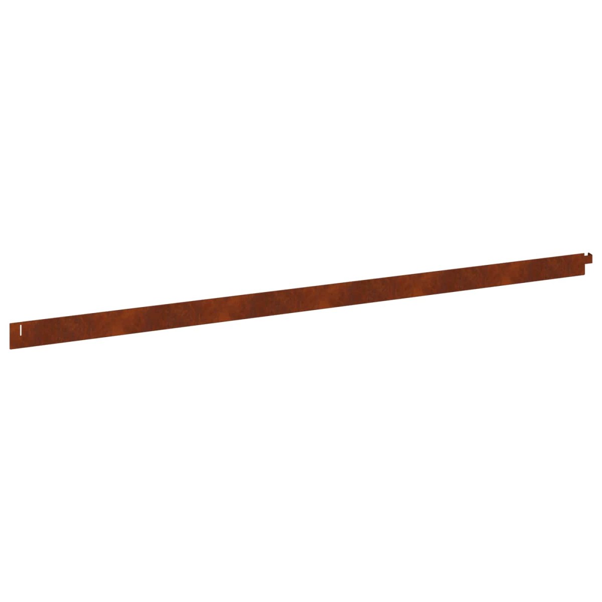 vidaXL Περίγραμμα γκαζόν 30 τμχ. 102 x 4 x 4 εκ. Ατσάλι Σκ rusty