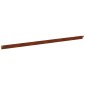 vidaXL Περίγραμμα γκαζόν 50 τμχ. 102 x 4 x 4 εκ. Ατσάλι Σκ rusty