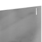 vidaXL Περίγραμμα γκαζόν 10 τμχ. 102 x 10 x 4 εκ. Ατσάλι Ασημί