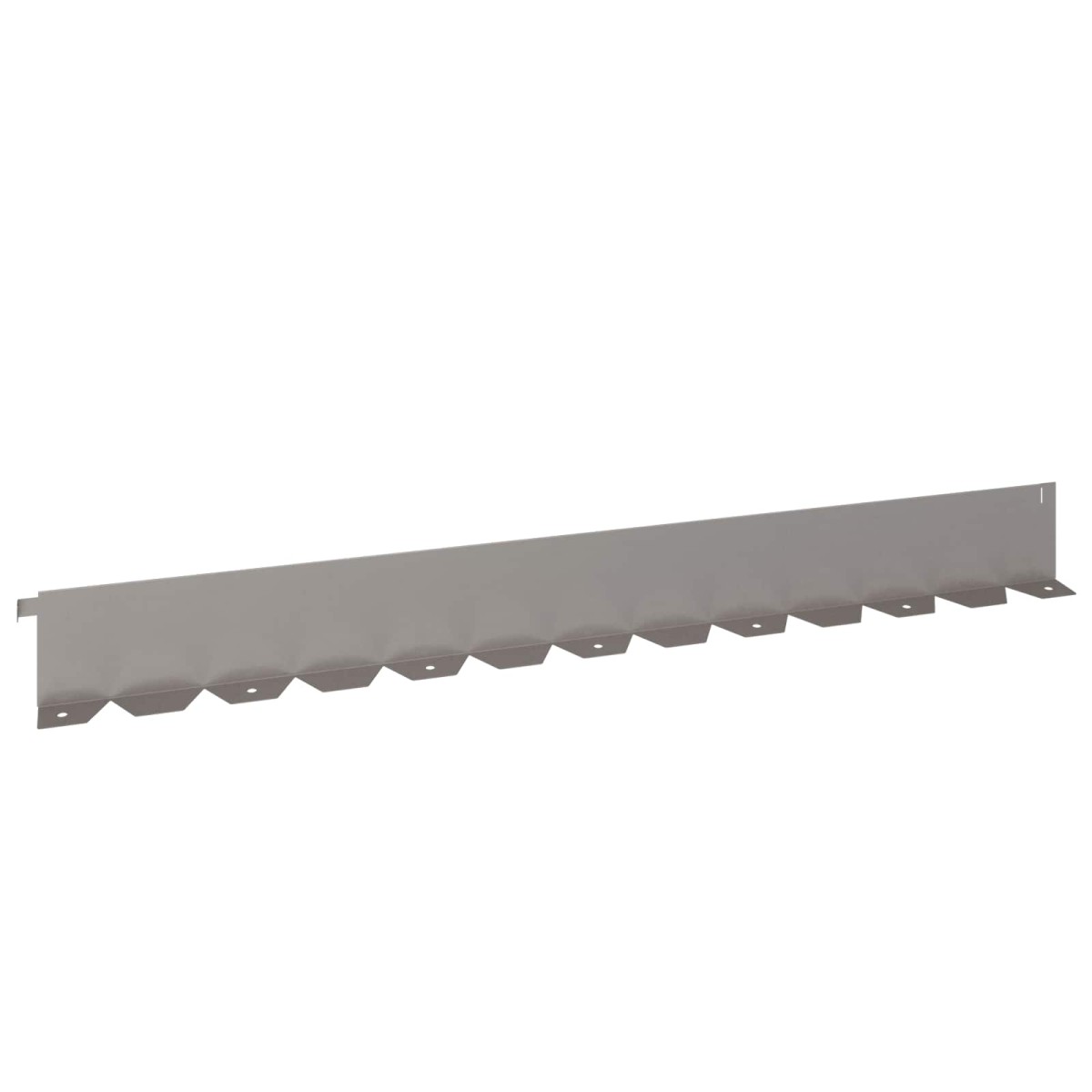 vidaXL Περίγραμμα γκαζόν 10 τμχ. 102 x 10 x 4 εκ. Ατσάλι Σκ rusty