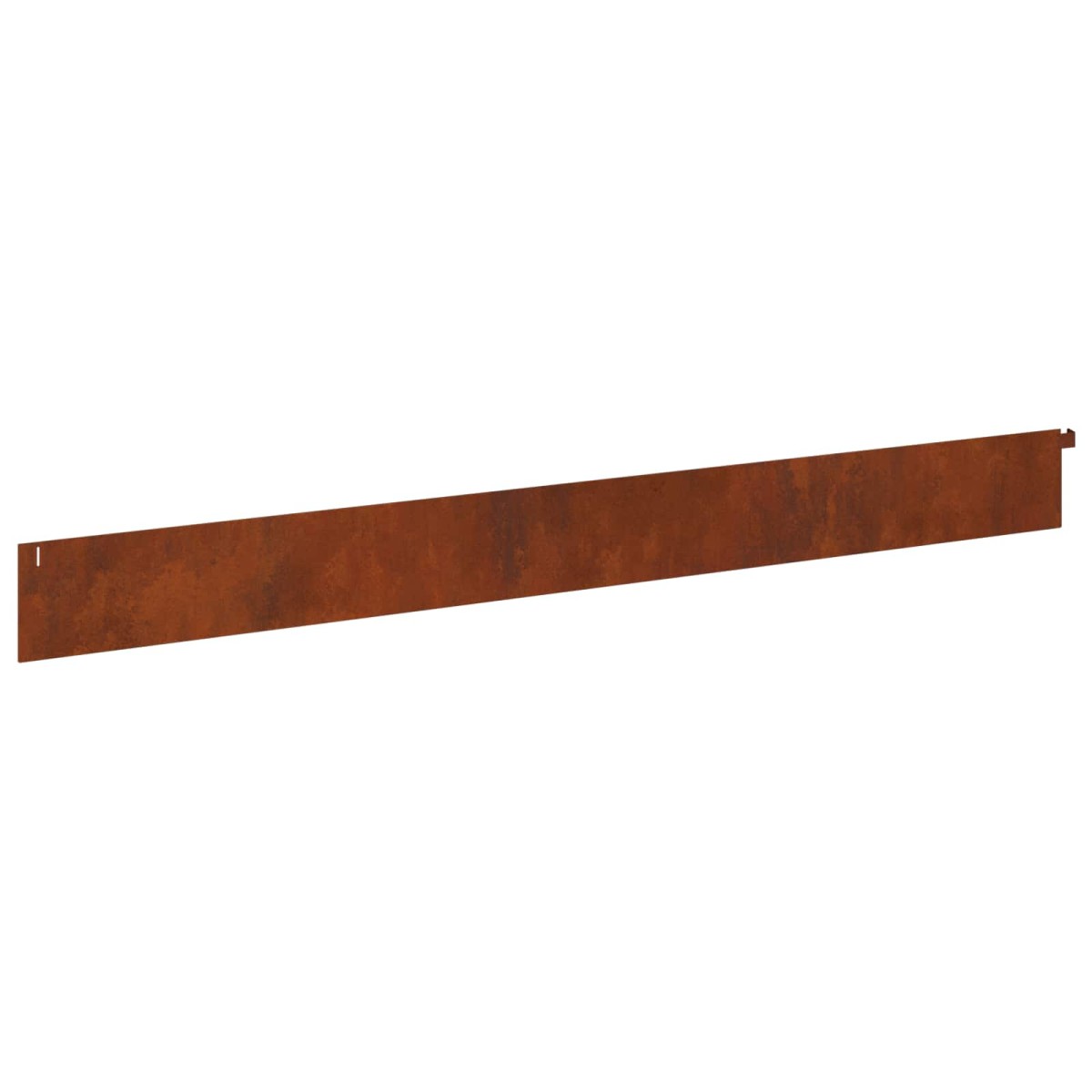 vidaXL Περίγραμμα γκαζόν 10 τμχ. 102 x 10 x 4 εκ. Ατσάλι Σκ rusty