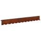 vidaXL Περίγραμμα γκαζόν 30 τμχ. 102 x 10 x 4 εκ. Ατσάλι Σκ rusty