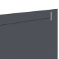 vidaXL Περίγραμμα γκαζόν 10 τμχ. 102 x 15 x 4 εκ. Ατσάλι Ανθρακί