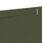 vidaXL Περίγραμμα γκαζόν 10 τμχ. 102 x 15 x 4 εκ. Ατσάλι Λαδί