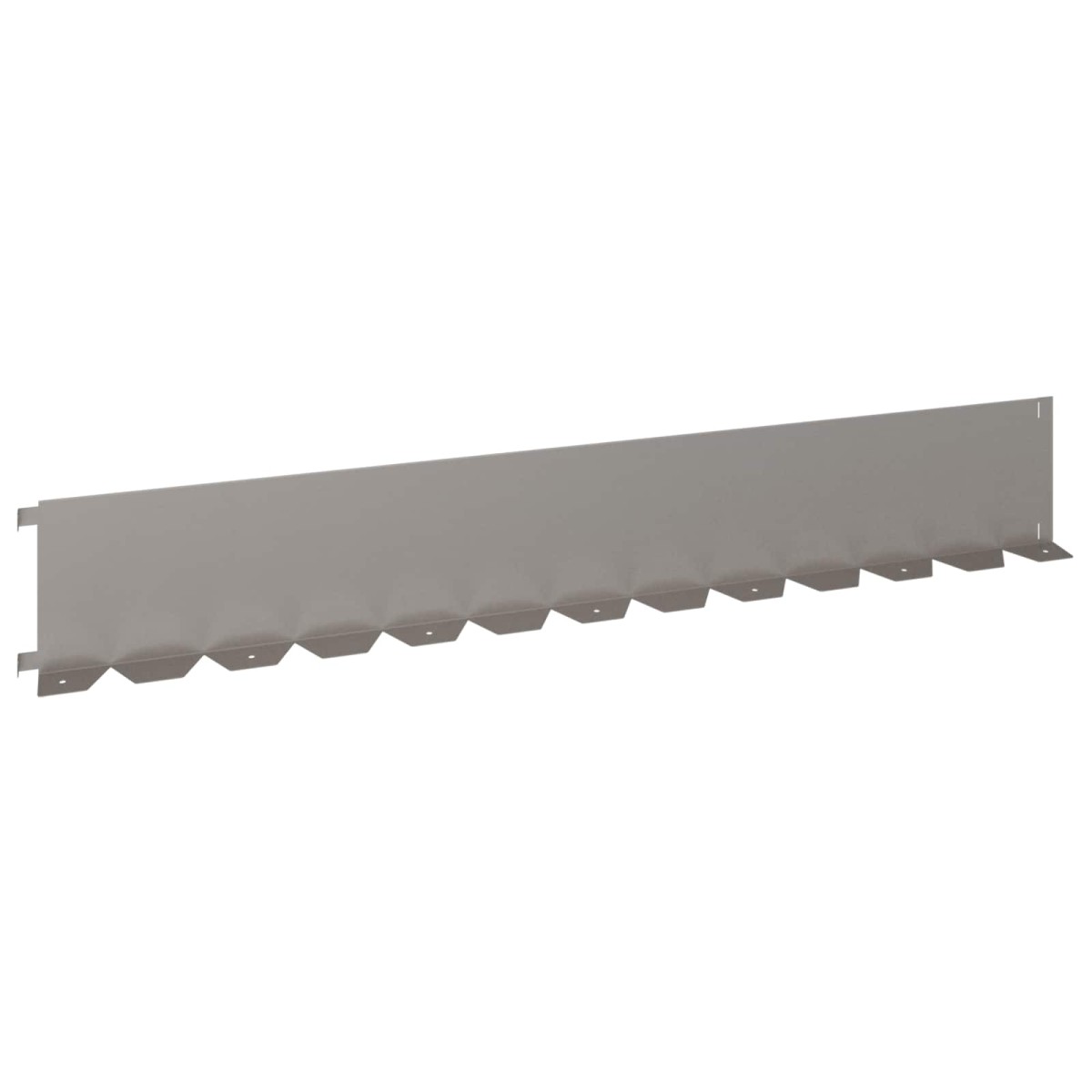 vidaXL Περίγραμμα γκαζόν 20 τμχ. 102 x 15 x 4 εκ. Ατσάλι Σκ rusty