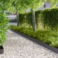 vidaXL Περίγραμμα γκαζόν 20 τμχ. 100 x 12 cm Ατσάλι Μαύρο
