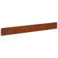 vidaXL Περίγραμμα γκαζόν 30 τμχ. 100 x 12 cm Ατσάλι Σκ rusty