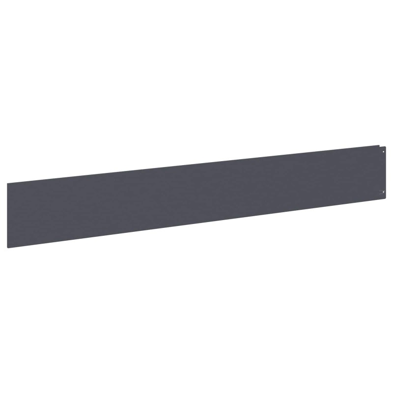vidaXL Περίγραμμα γκαζόν 20 τμχ. 100 x 15 cm Ατσάλι Ανθρακί