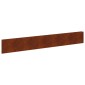 vidaXL Περίγραμμα γκαζόν 10 τμχ. 100 x 15 cm Ατσάλι Σκ rusty