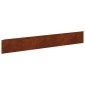 vidaXL Περίγραμμα γκαζόν 30 τμχ. 100 x 15 cm Ατσάλι Σκ rusty