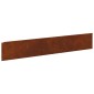 vidaXL Περίγραμμα γκαζόν 10 τμχ. 100 x 18 εκ Ατσάλι Σκ rusty