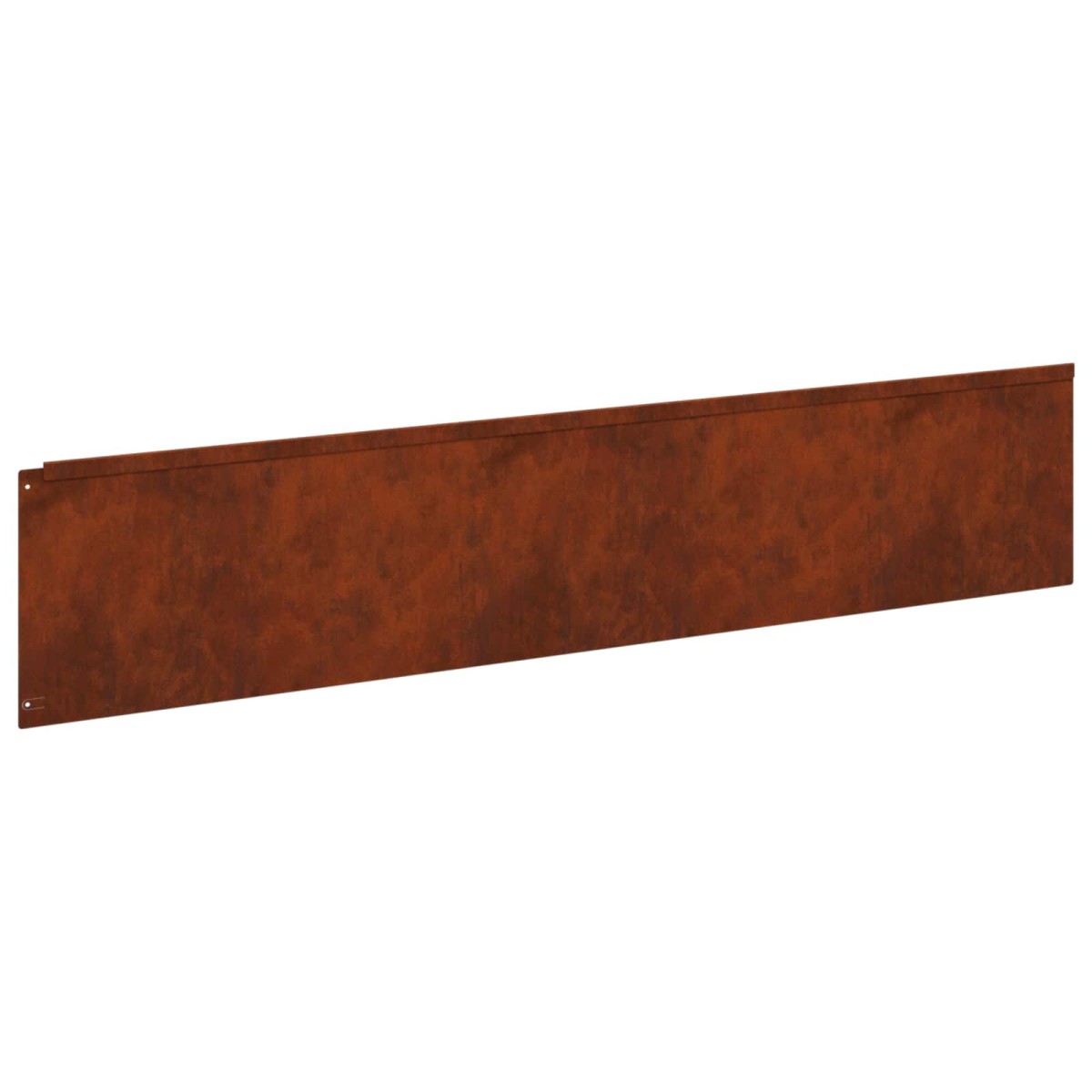 vidaXL Περίγραμμα γκαζόν 10 τμχ. 100 x 22 εκ Ατσάλι Σκ rusty