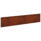 vidaXL Περίγραμμα γκαζόν 10 τμχ. 100 x 22 εκ Ατσάλι Σκ rusty