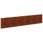 vidaXL Περίγραμμα γκαζόν 20 τμχ. 100 x 22 εκ Ατσάλι Σκ rusty