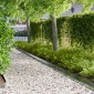 vidaXL Περίγραμμα γκαζόν 20 τμχ. 100 x 10 x 8 εκ Ατσάλι Ασημί