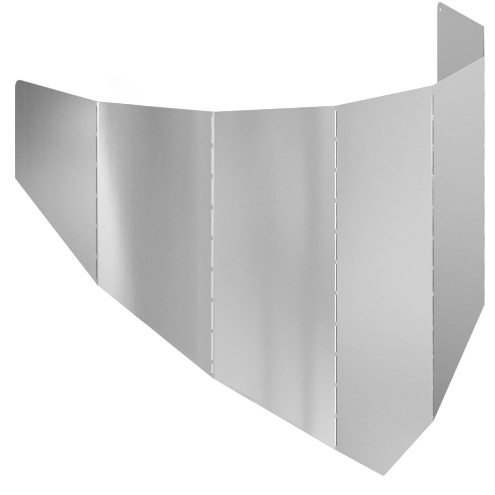 vidaXL Περίγραμμα γκαζόν 100 x 45 cm Ατσάλι Ασημί