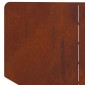 vidaXL Περίγραμμα γκαζόν 4 τμχ. 100 x 45 cm Ατσάλι Σκ rusty