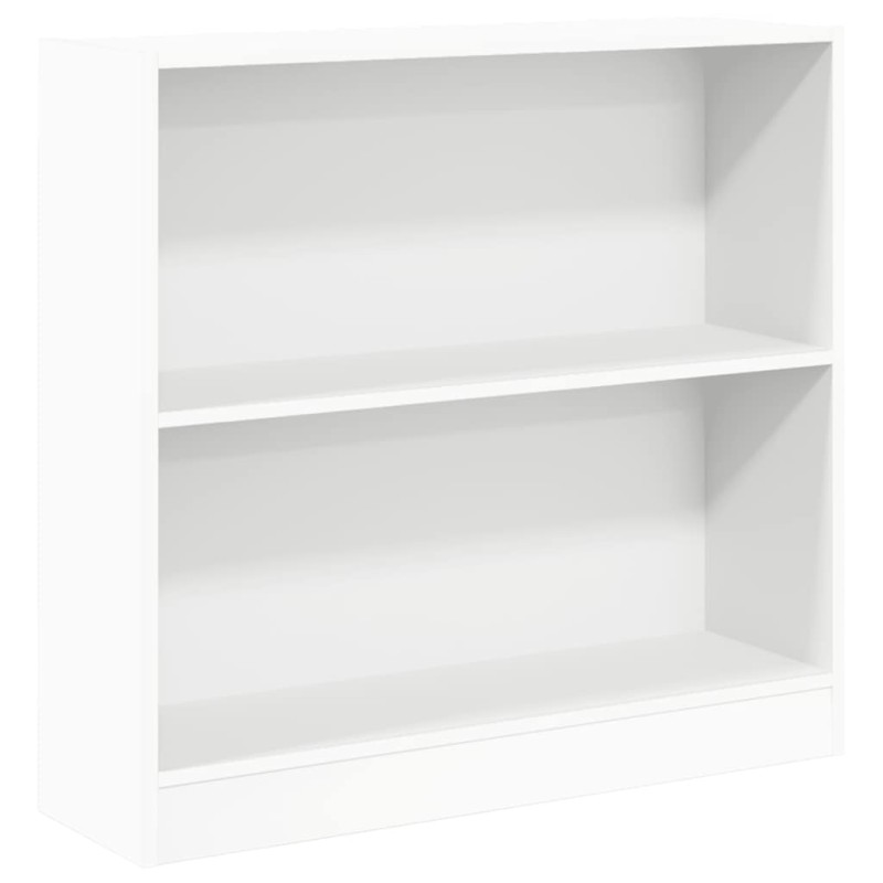 vidaXL Βιβλιοθήκη Λευκή 80x24x75 εκ. από Τεχνητό Ξύλο