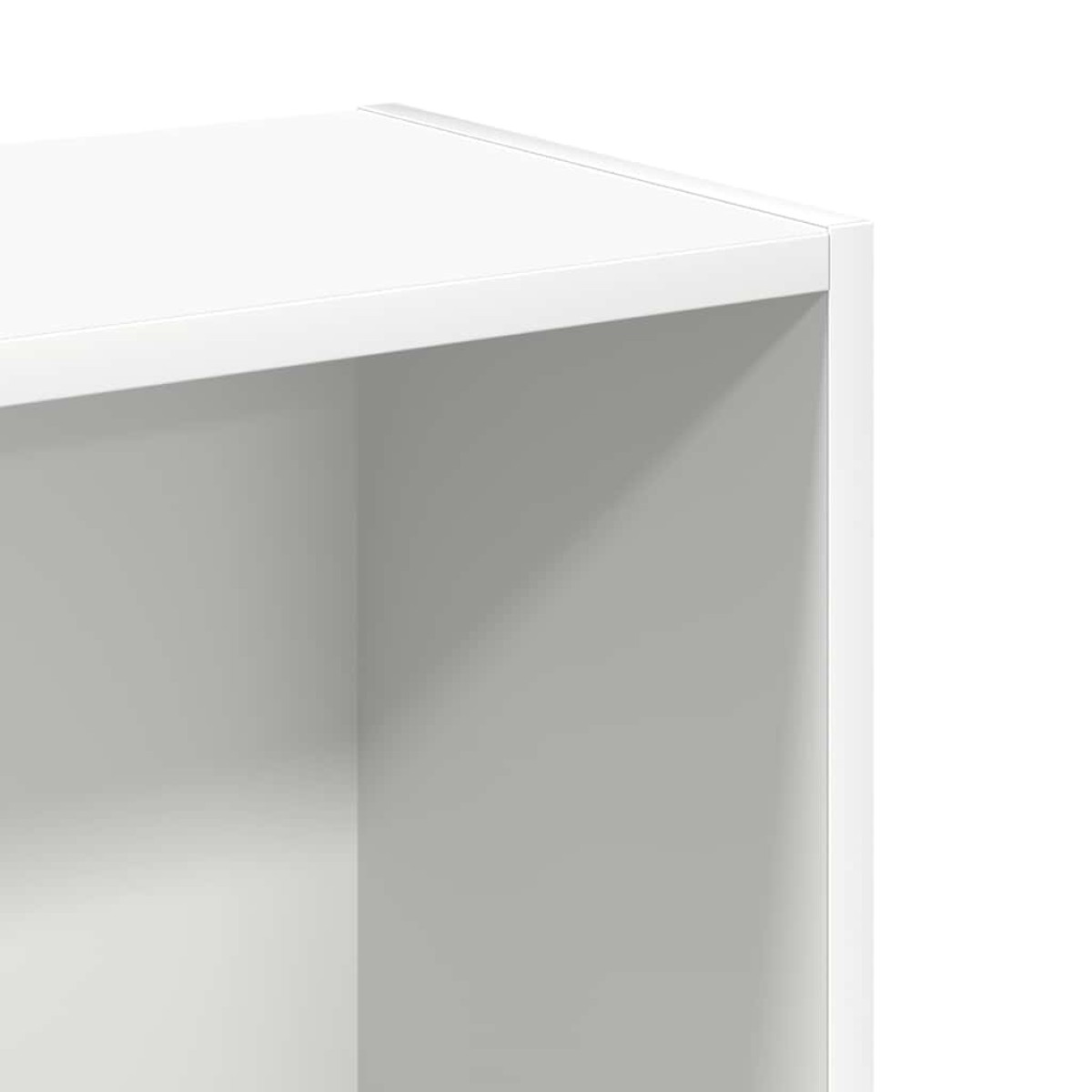 vidaXL Βιβλιοθήκη Λευκή 80x24x75 εκ. από Τεχνητό Ξύλο