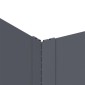 vidaXL Περίγραμμα γκαζόν 4 τμχ. 60 x 60 x 35 cm Ατσάλι Ανθρακί