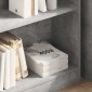 vidaXL Βιβλιοθήκη Γκρι του Σκυροδέματος 80 x 24 x 75 εκ. Μοριοσανίδα