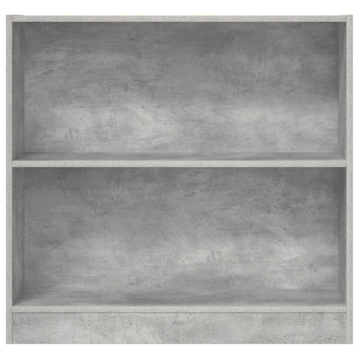 vidaXL Βιβλιοθήκη Γκρι του Σκυροδέματος 80 x 24 x 75 εκ. Μοριοσανίδα