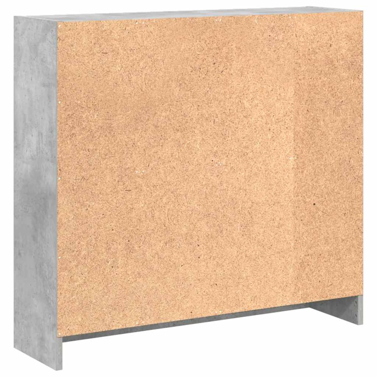 vidaXL Βιβλιοθήκη Γκρι του Σκυροδέματος 80 x 24 x 75 εκ. Μοριοσανίδα