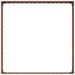 vidaXL Περίγραμμα γκαζόν 100 x 100 x 35 cm Ατσάλι Σκ rusty