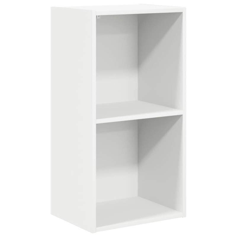 vidaXL Βιβλιοθήκη Λευκό 40x30x76,5 cm Ξύλινη κατασκευή
